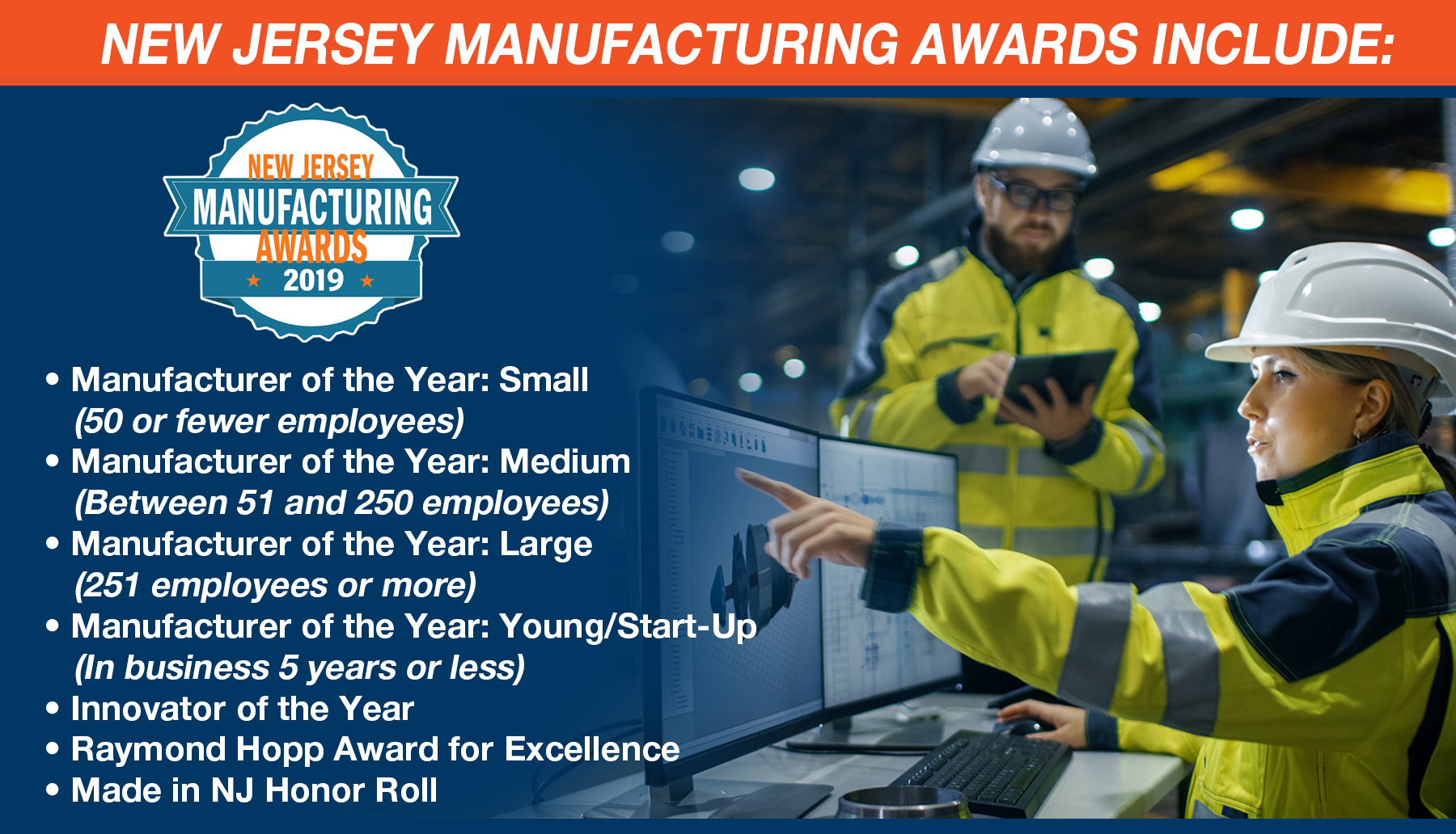MFG Day 2019 Manufacturing Award Nominations NJMEP